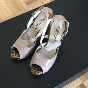 Nude Leopard Heels